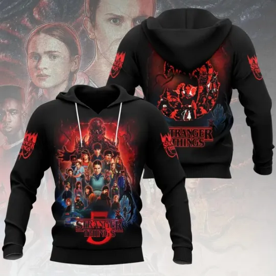 Stranger Things 3D Apparel Hoodie