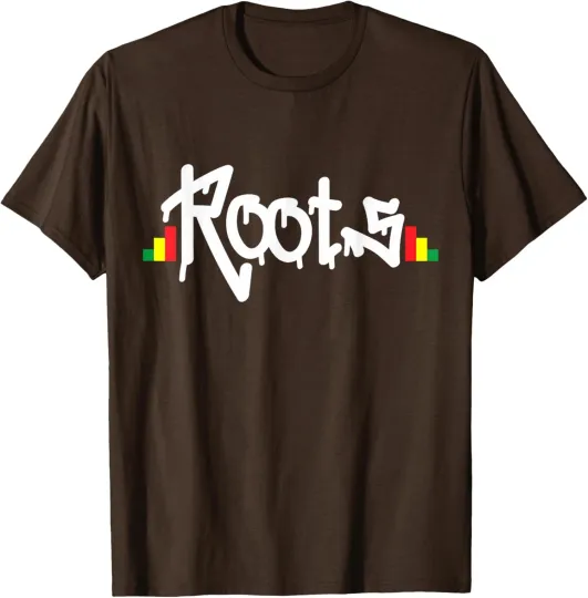 Discover Reggae Roots Rasta Rastafari Grafitti Hip Hop Dub T-Shirt