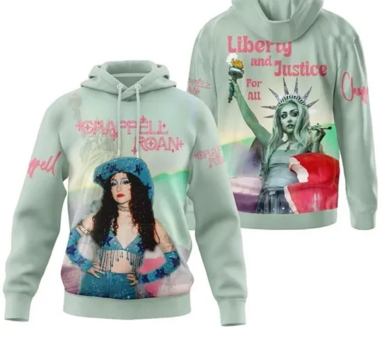 Discover Chappell Roan Liberty And Justice For All Hoodie