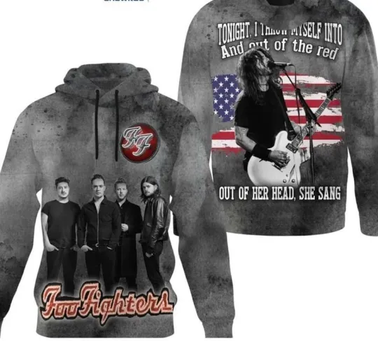 Discover FF Band Fighters Throwing Myself Out Of Her Head She Sang Hoodie