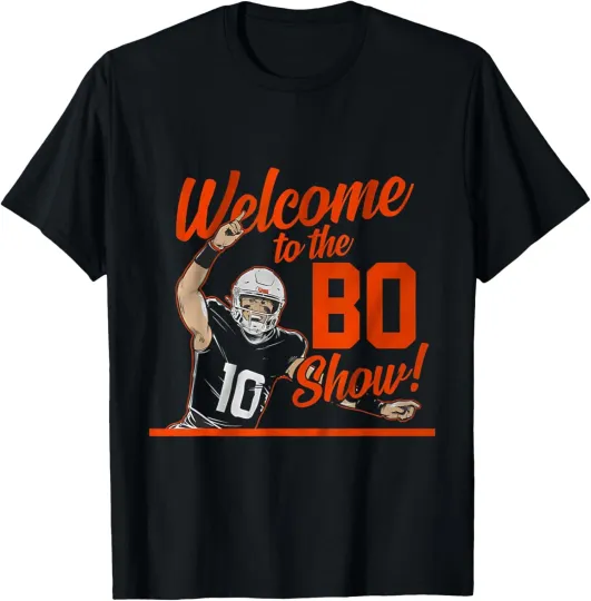 Discover Welcome To The Bo Show Nix Present Sport Football T-Shirt