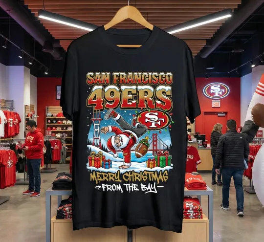 Discover San Francisco 49ers Christmas Holiday T-Shirt Men’s