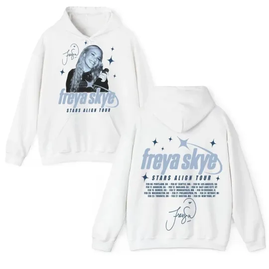 Discover Freya Music Tour 2026 Hoodie Or T shirt