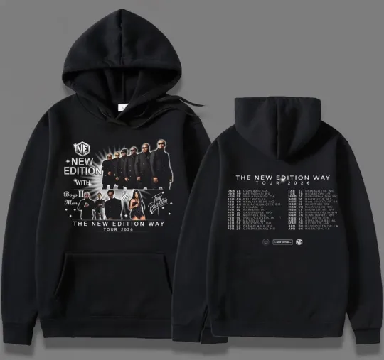 The New Edition Way Tour 2026 Double Sided Hoodie