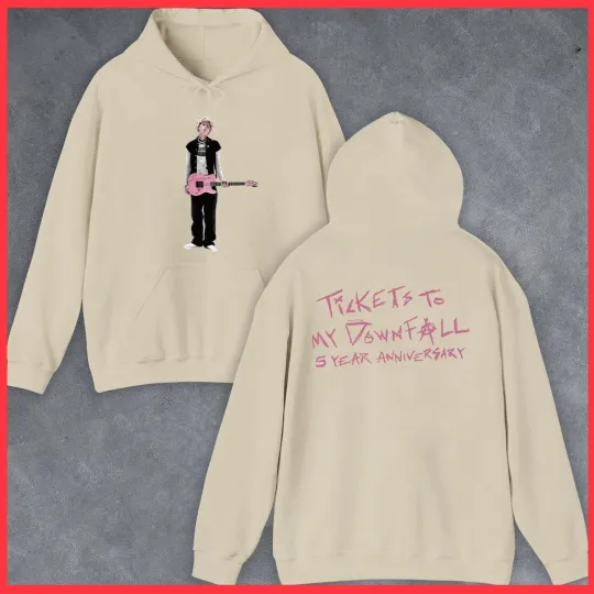 Machine Gun Kelly MGK Lost Americana Tour 2025-2026 Double Sided Hoodie