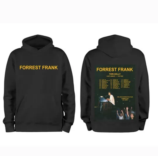 Discover SALE!! Forrest Frank The Jesus Generation Tour 2026 Hoodie Reprint Gildan