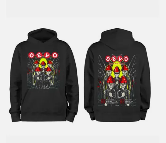 Discover Devo April Tour 2026 US 2D Hoodie