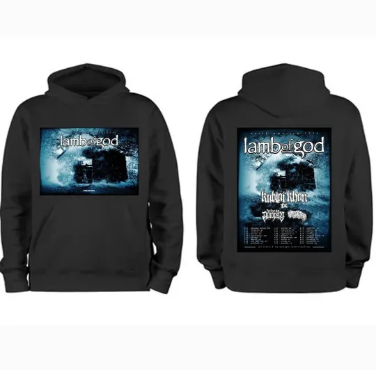 Discover Lamb of God Book 2026 North American Tour Hoodie Or T-shirt