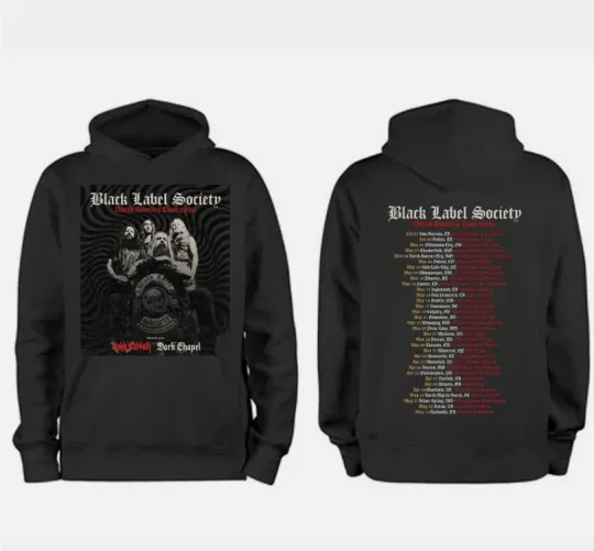 Discover Black Label Society Announce 2026 North American Tour Hoodie 2D