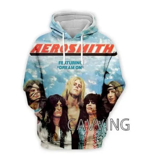 Discover new  AEROSMITH 3D hoodie -clothing for Dad  father day hoodie 3d