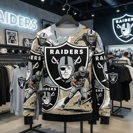 Discover Raiderss Team Las Vegas Football Team Sweatshirt, Gift For Fan, Lot S-5XL