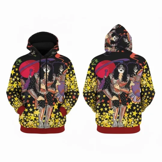 Discover AOP Hoodie Ace Frehley Band 3D S-5XL MEN And Women Shirt