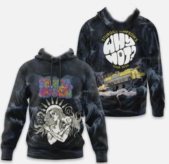 Sturgill Simpsons Why Not Tour 2024 Hoodie 3D