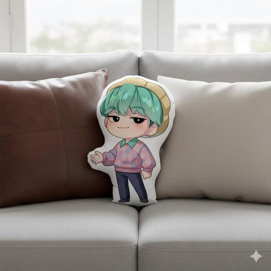 Discover Baby Saja Pillow, Shape Chibi Plush Cushion, Saja Boys K-pop Demon Hunters Fan Gift