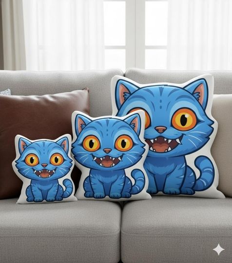 Discover Kpop Demon Hunters Derpy Tiger Shape Pillow, Demon Hunters Derpy Plush Toy Gift for Kid
