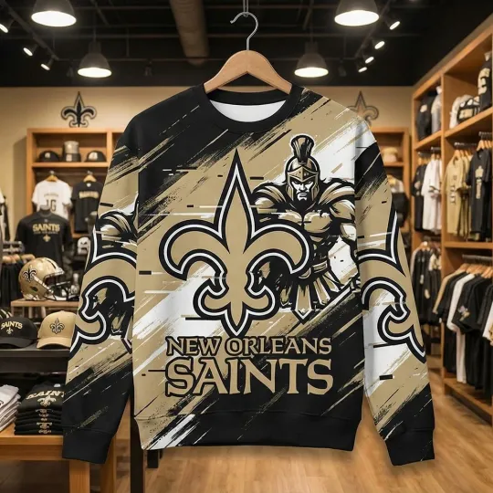 Saintss New Orleans Football Team Sweatshirt for Fans