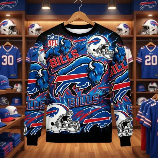 Discover Billss Team Buffalo Football Sweatshirt for Fans