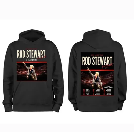 Rod Stewart One Last Time Tour 2026 Hoodie