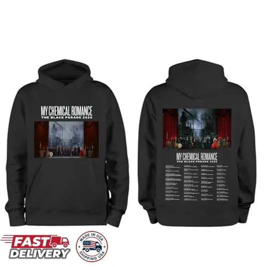 My Chemical Romance The Black Parade 2026 Tour Hoodie