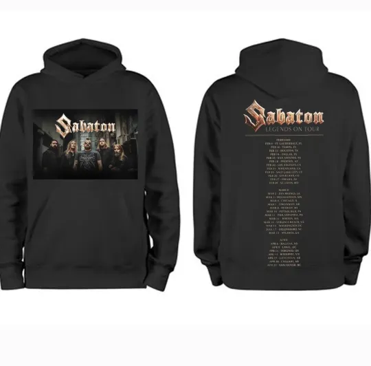 Discover SABATON Massive 2026 North American Tour Hoodie