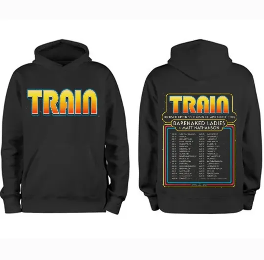 Discover Train Announce The Drops of Jupiter 25 Years Tour 2026 Hoodie