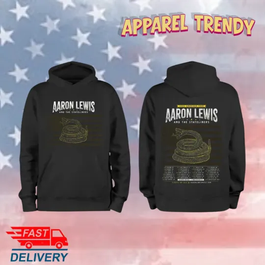 Discover American Country Aaron Rock Tour 2026 Graphic Hoodie Unisex