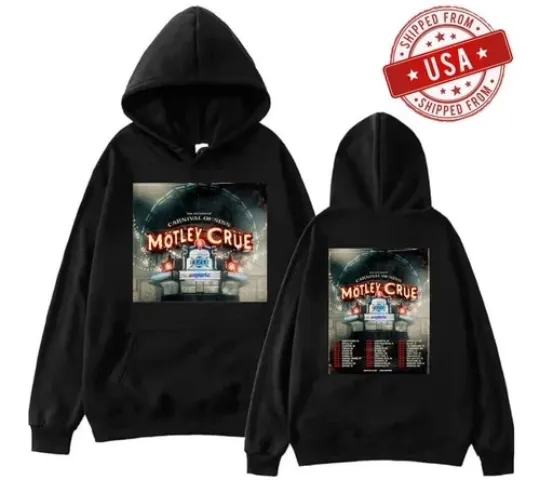 Discover Mötley Crüe Announces 2026 North American Tour Hoodie