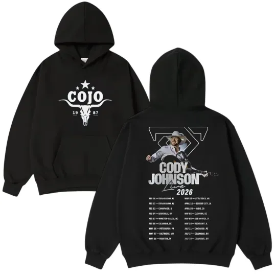 Discover Cody Johnsonn Leather Deluxe Tour 2026 Hoodie