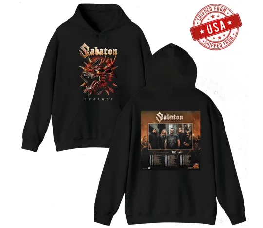 Discover SABATON Legends on Tour 2026 North American Hoodie