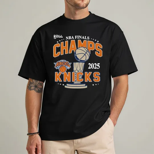 Discover 2025 NBA Champions New York Knicks Shirt Locker Room Gift For Fans