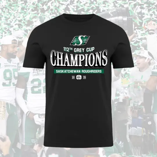 Discover 🔥FREESHIP- Saskatchewan Roughriders 112th Grey Cup Champions 2025 Gift For Fans