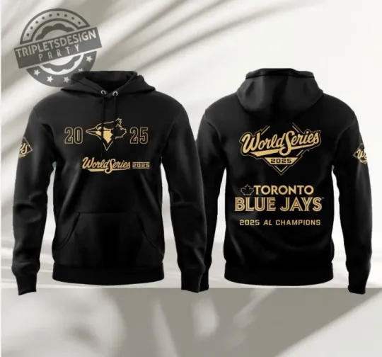 Discover 2025 Toronto Blue World Series Black Hoodie 3D, hot hot