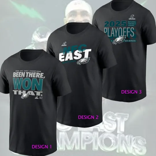 Discover FREESHIP! Philadelphia Eagles 2025 East Division Champions Gift For Fans