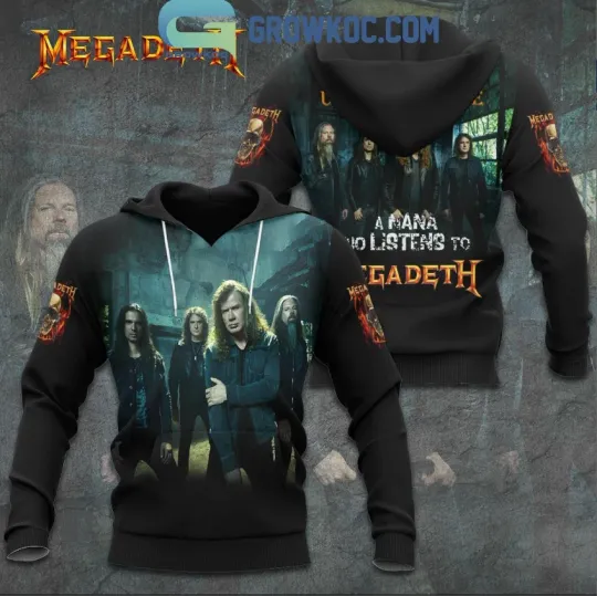 Discover Megadeth Never Underestimate A Nana Listens To Megadeth 2024 Hoodie