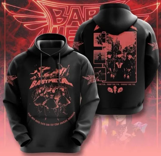 Babymetal band 3D hoodie All Over Print