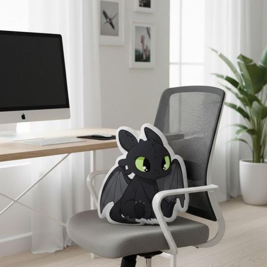 Toothless Pillow, How to Train Your Dragon Cushion