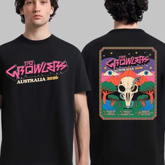Discover The Growlers Australia 2026 Tour Schedule Dates Two Sided T-Shirt