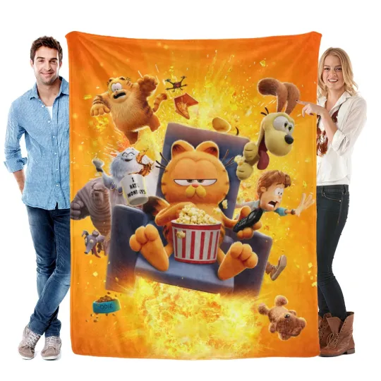 Discover The Lazy Cat Blanket Soft Bed Sofa Throw Cozy Lightweight Birthday Gift