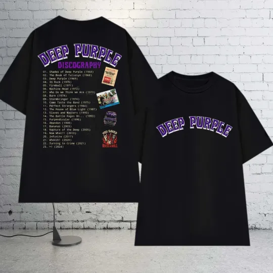 2026 Deep Purple Tour Unisex Shirt, Deep Purple Rock Band T-Shirt