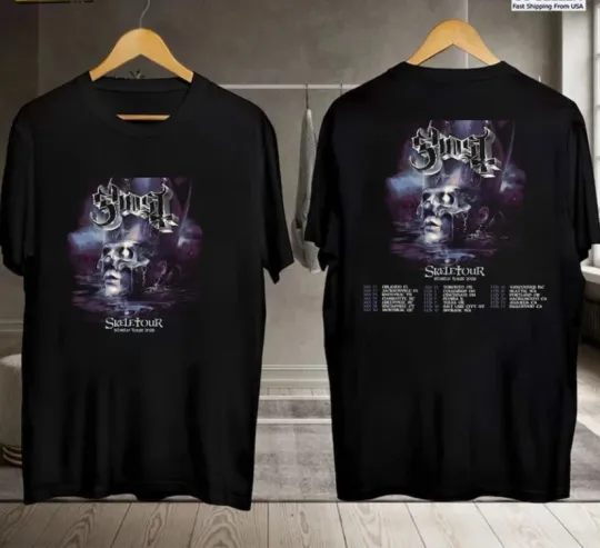Ghost Skeletour World Tour 2026 T-shirt, Ghost Band Fan Gift Concert