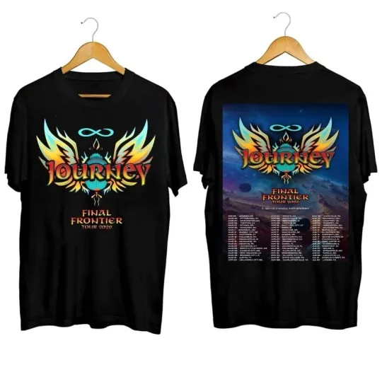 Discover Journey Band Final Frontier Tour 2026 Schedule Tour Dates Unisex T-shirt