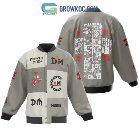 Discover Depeche Mode Personal Jesus Reach Out Touch Faith Baseball Jacket