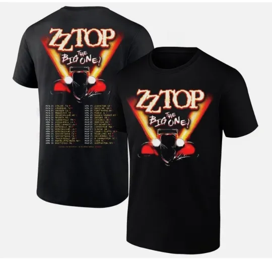 Discover ZZ Top The Big One Tour 2026 Shirt 3D AOP