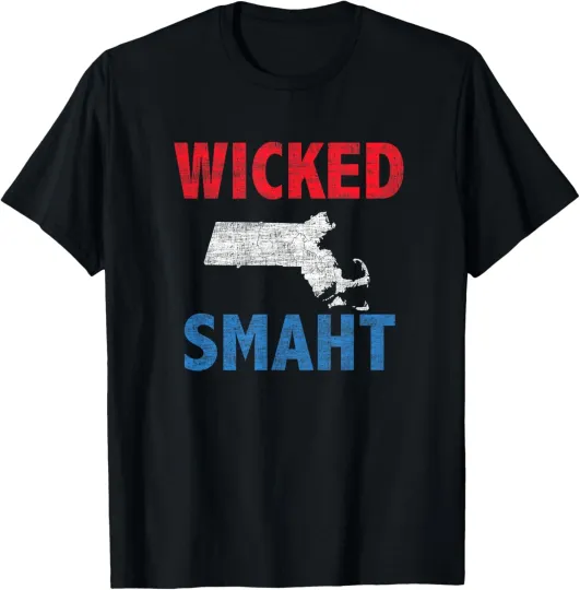 Discover Wicked Smaht Boston Tee Funny Present Travel Cool Fan Unisex T-Shirt