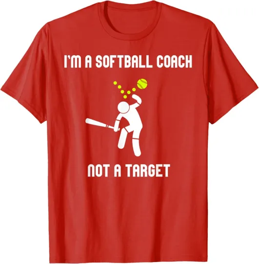Discover Im A Softball Coach Not A Target Funny Lover Cute Fun T-Shirt