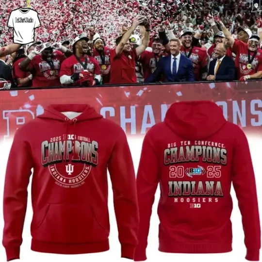 Discover Indiana Football Big Ten Conference Champions Limited Edition 3D Hoodie