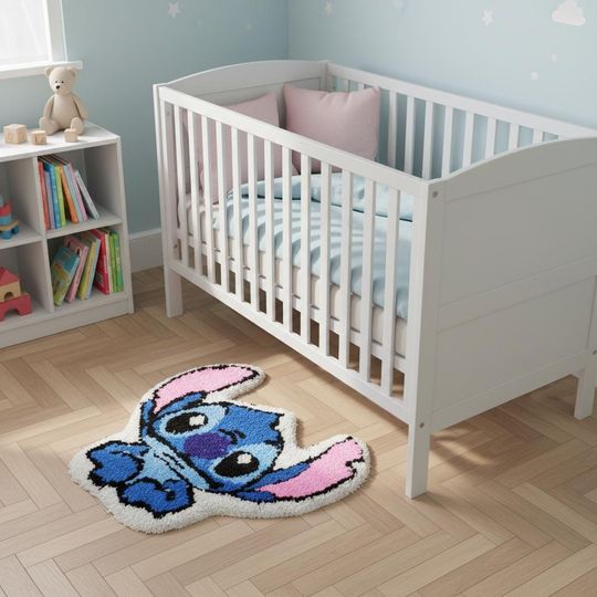 Discover Lilo and Stitch Disney Handmade Tufted Rug  Modern Design Wall Decoration
