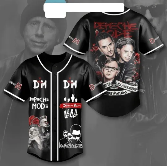 Discover Depeche Mode All I Ever Needed There In My Arms Baseball Jersey