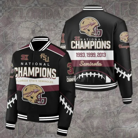 Discover Florida Seminoles Football Varsity Jacket