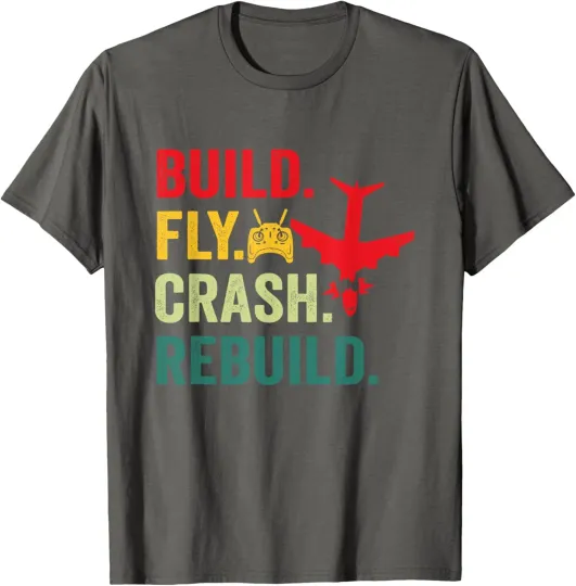 Discover Radio Remote Control Flying Airplane Aircraft Rc Unisex T-Shirt